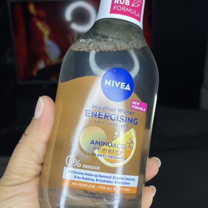 Nivea Energizing Micellar water .